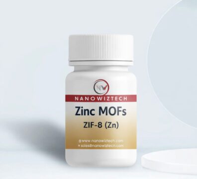 NanowizTech ZIF-8 Metal Organic Framework Methylimidazole Zinc Salt C8H10N4Zn CAS 59061-53-9 high purity MOF manufacturer and supplier.