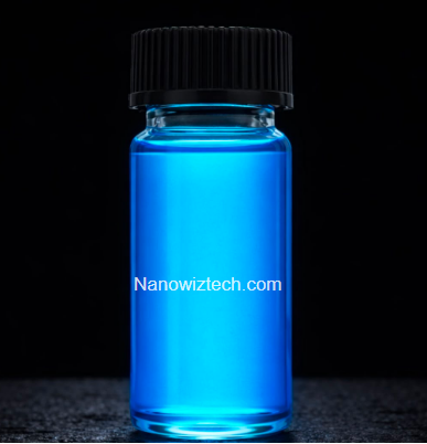 NanowizTech Graphene Quantum Dots (GQDs) manufacturer and supplier, Formula C, CAS No. 7440-44-0, high-purity graphene quantum dots for bioimaging, sensors, energy storage, optoelectronics, and nanotechnology research.