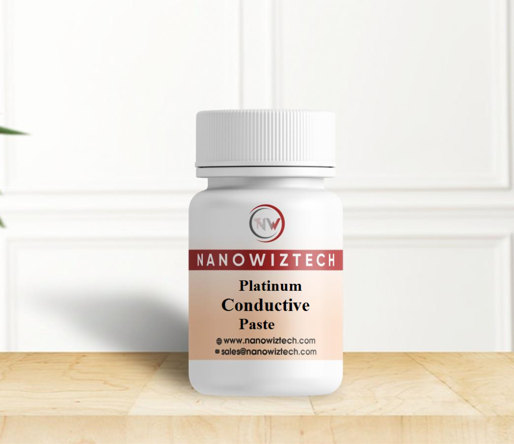 NanowizTech platinum conductive paste for electronics repair and high-temperature conductive applications