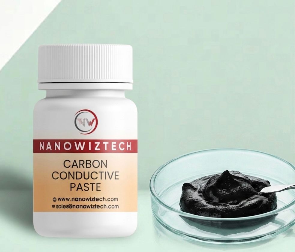 NanowizTech carbon conductive paste applied on electronic circuit board, world’s largest manufacturer, high conductivity, electronics industry