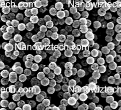 NanowizTech gold nanopowder featuring uniform gold nanoparticles with high purity and controlled particle size, used in biomedical research, drug delivery, catalysis, electronics, and sensing applications