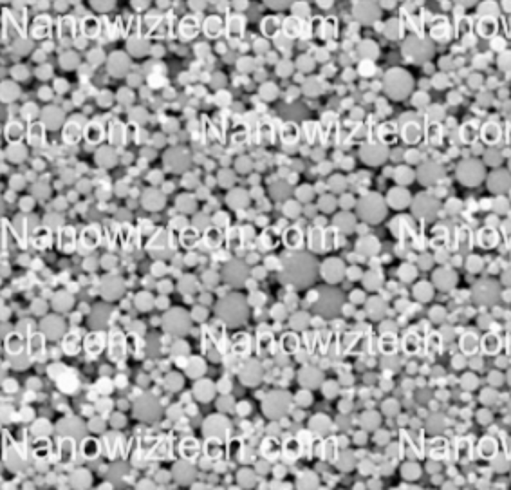 NanowizTech Organic copper nano dispersion manufacturer and supplier offering high purity copper dispersion formula Cu CAS 7440-50-8 for industrial and advanced chemical applications. SEM Image of Copper nanodisperion
