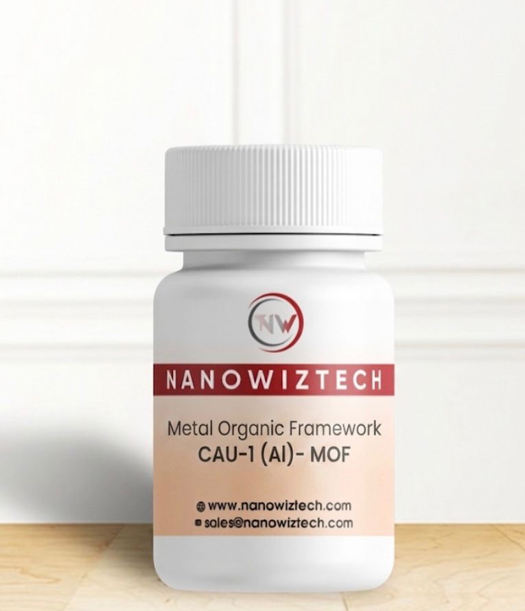 NanowizTech Aluminum Metal Organic Framework CAU-1-Al MOF powder C28H29Al4N3O18 CAS 1186035-27-7 manufacturer supplier.