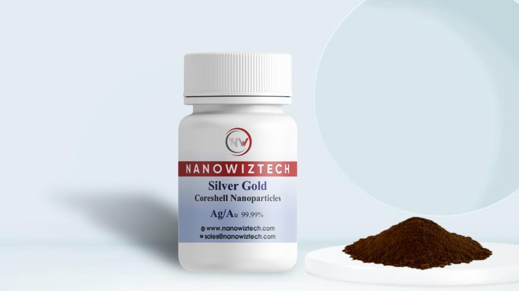 NanowizTech Ag@Au silver gold core-shell nanoparticles manufacturer and supplier.