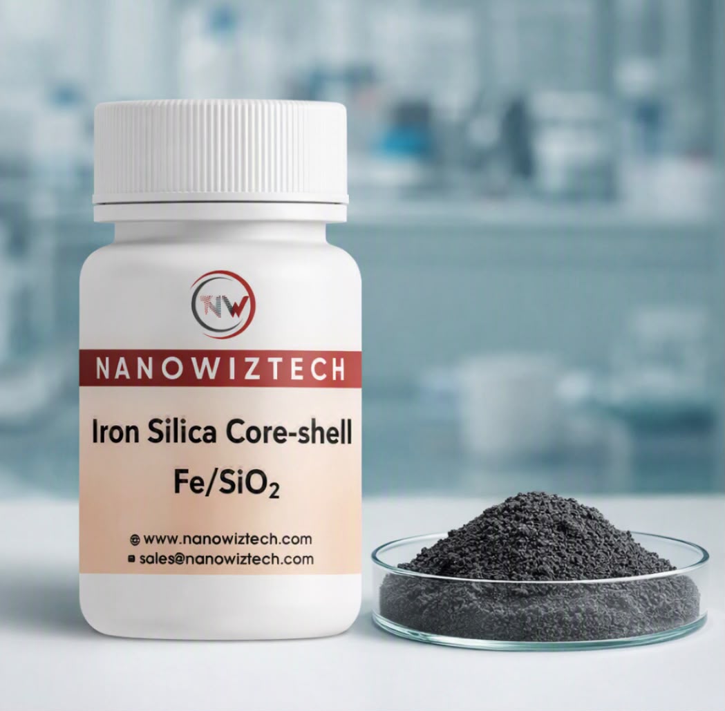 NanowizTech Iron Silica Core-Shell Nanoparticles Fe/SiO2 Manufacturer and Supplier,